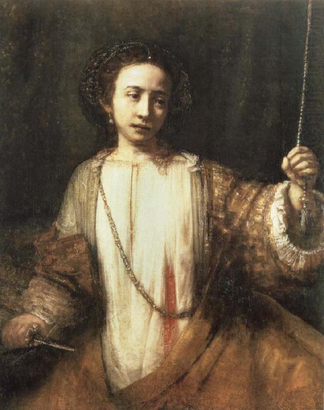 REMBRANDT Harmenszoon van Rijn Lucretia china oil painting image